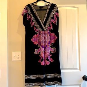 Beautiful black and purple dress